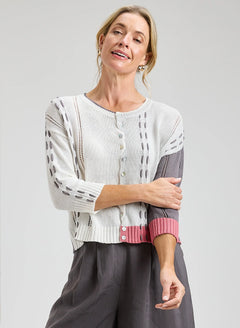 Zaket & Plover Thread Detail Cardigan