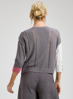 Zaket & Plover Thread Detail Cardigan