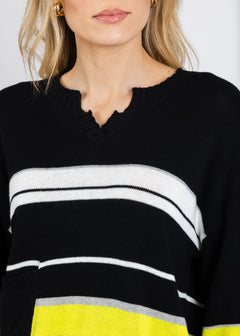 Zaket & Plover Crop Stripe Sweater