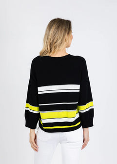 Zaket & Plover Crop Stripe Sweater