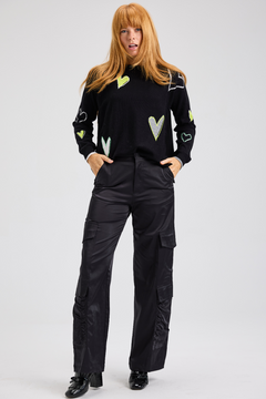 Zaket & Plover Intarsia Hearts Sweater