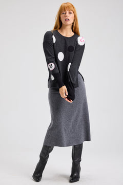 Zaket & Plover Spots Intarsia Sweater