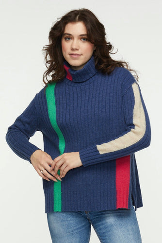 Zaket & Plover Rib Roll Neck Sweater