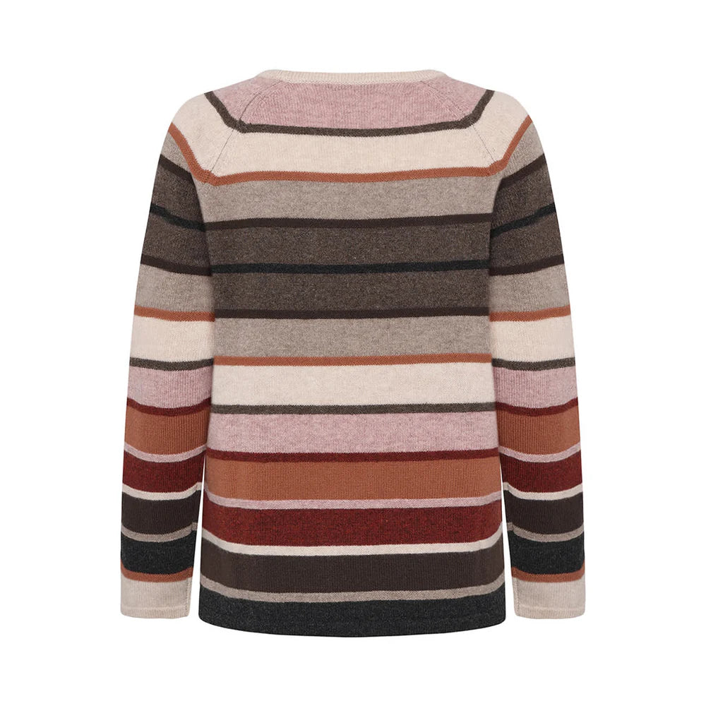 Mansted Aline Striped Wool Crewneck Sweater
