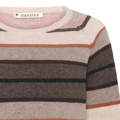 Mansted Aline Striped Wool Crewneck Sweater