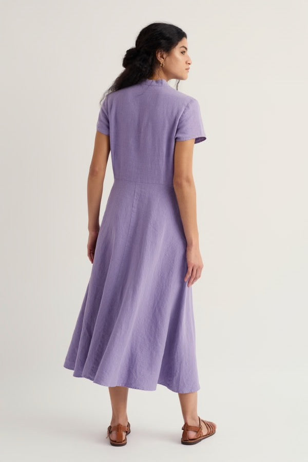 Seasalt Carved Wood Linen Dress