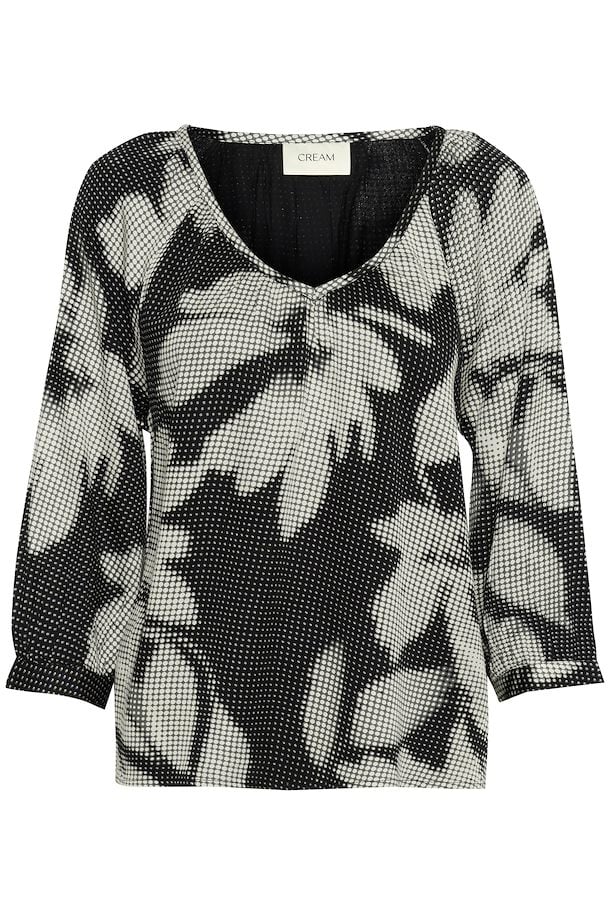 Cream Omma 3/4 Sleeve Blouse