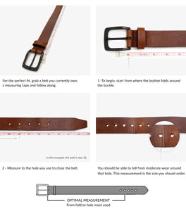 Brave Gambino Gump Leather Belt