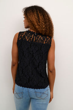 Cream Kit Lace Top