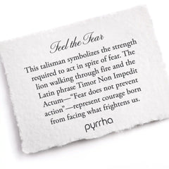 🇨🇦 Pyrrha "Feel The Fear" Talisman 18" Fine Curb Chain (1.5mm)