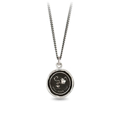 Pyrrha "Fill Your Cup" Talisman Necklace with 18" Fine Curb Chain (1.5mm)