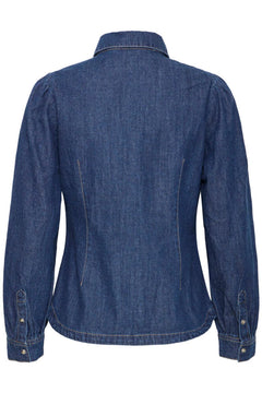 B.Young Luva Puff Denim Shirt