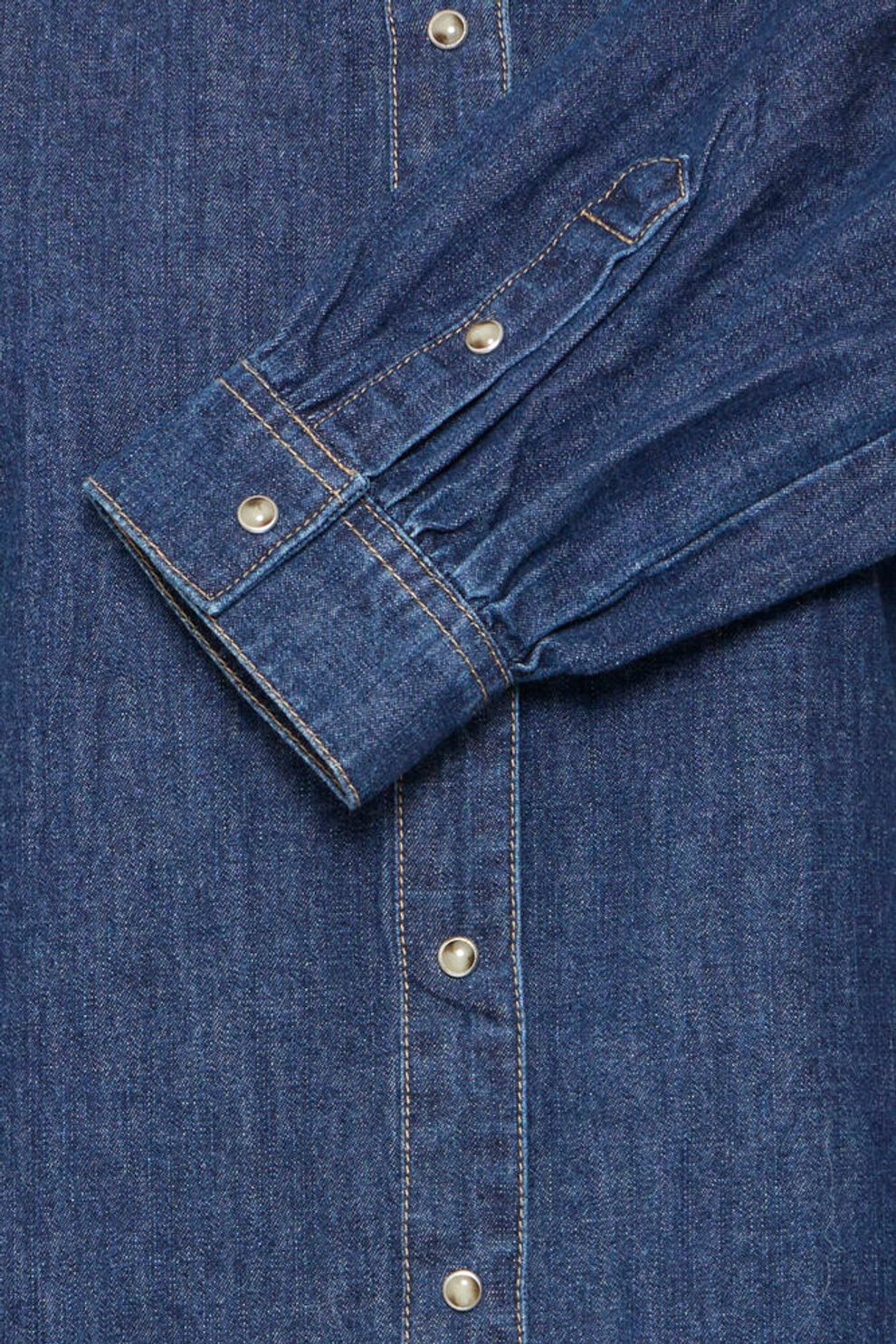 B.Young Luva Puff Denim Shirt