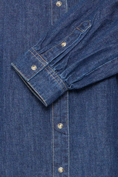B.Young Luva Puff Denim Shirt