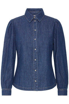 B.Young Luva Puff Denim Shirt
