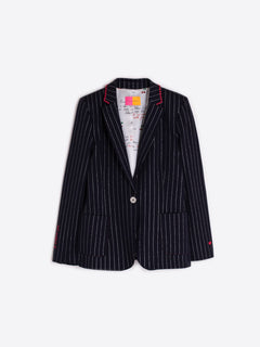 Vilagallo Harlow Pinstripe Blazer