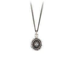 Pyrrha "Joyful Appreciation" Talisman 18" Fine Curb Chain (1.5mm)