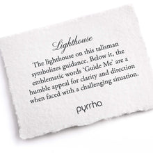 Load image into Gallery viewer, Pyrrha &quot;Lighthouse&quot; Talisman with 18&quot; Fine Curb Chain (1.9mm)