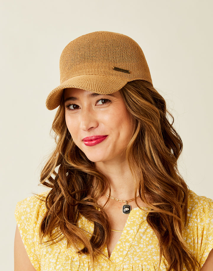 Carve Designs Straw Baseball Cap