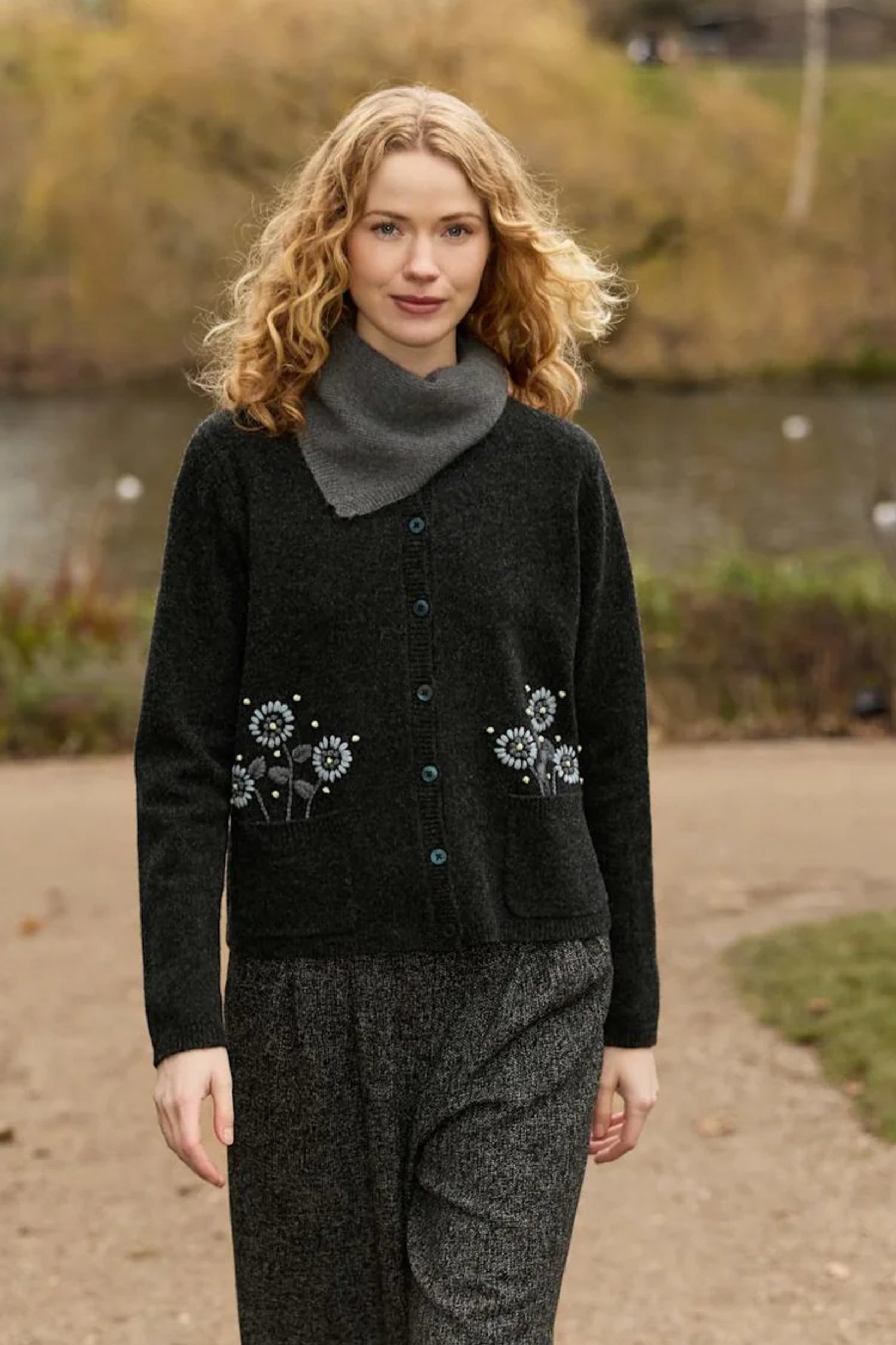Mansted Florence Floral Pocket Cardigan