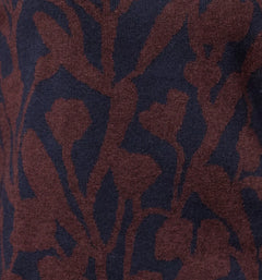 Mansted Nanna Floral Merino Blend Mockneck