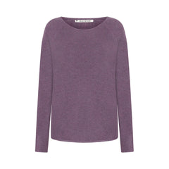 Mansted Nectarine Cotton Rib Scoop Hem Sweater