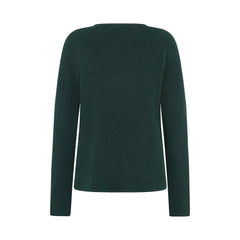 Mansted Nectarine Cotton Rib Scoop Hem Sweater