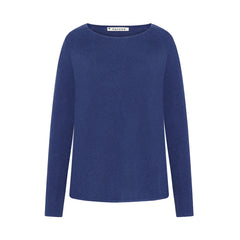 Mansted Nectarine Cotton Rib Scoop Hem Sweater