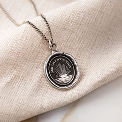 🇨🇦Pyrrha "One Day At A Time" Talisman 18" Medium Cable Chain (1.5mm)