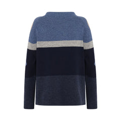 Mansted Pop Graphic Colour Block Wool Cardigan