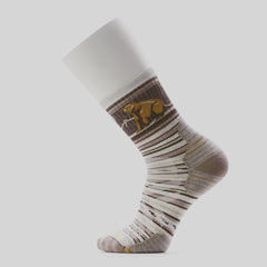 Smartwool Hike Bear Stripe Mid Crew Sock