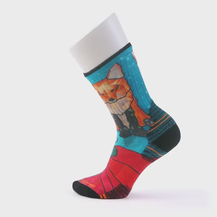 Smartwool Geo Fox Print Crew Socks