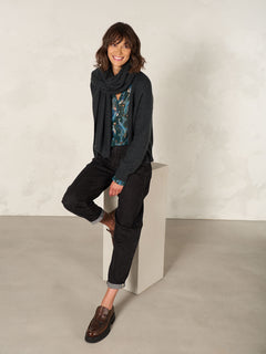 Nile Chiffon Notchneck Blouse