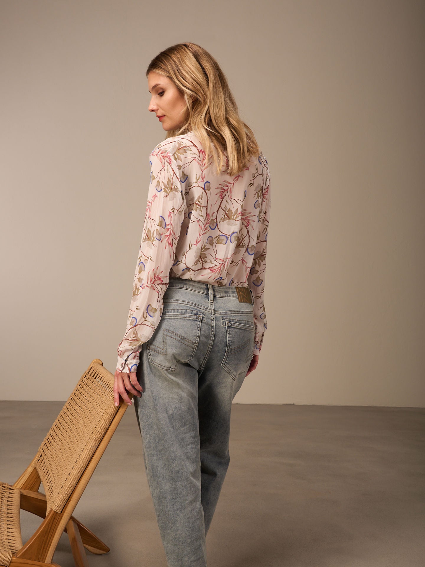 Nile Tie Neck Chiffon Blouse