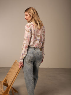 Nile Tie Neck Chiffon Blouse