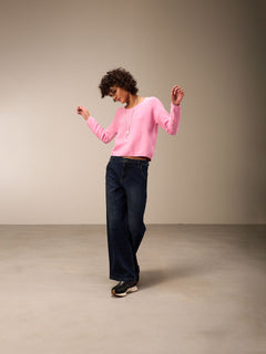 Nile V-Neck Cotton Sweater