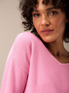 Nile V-Neck Cotton Sweater