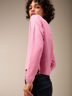 Nile V-Neck Cotton Sweater