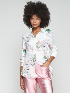 Vilagallo Gabby Floral Blouse