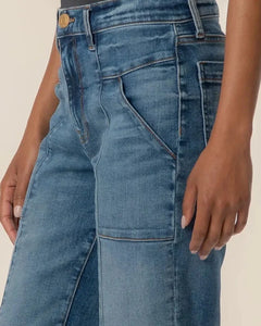 Kut From The Kloth Avery High Rise Ankle Straight Leg Jeans (Architect Wash)