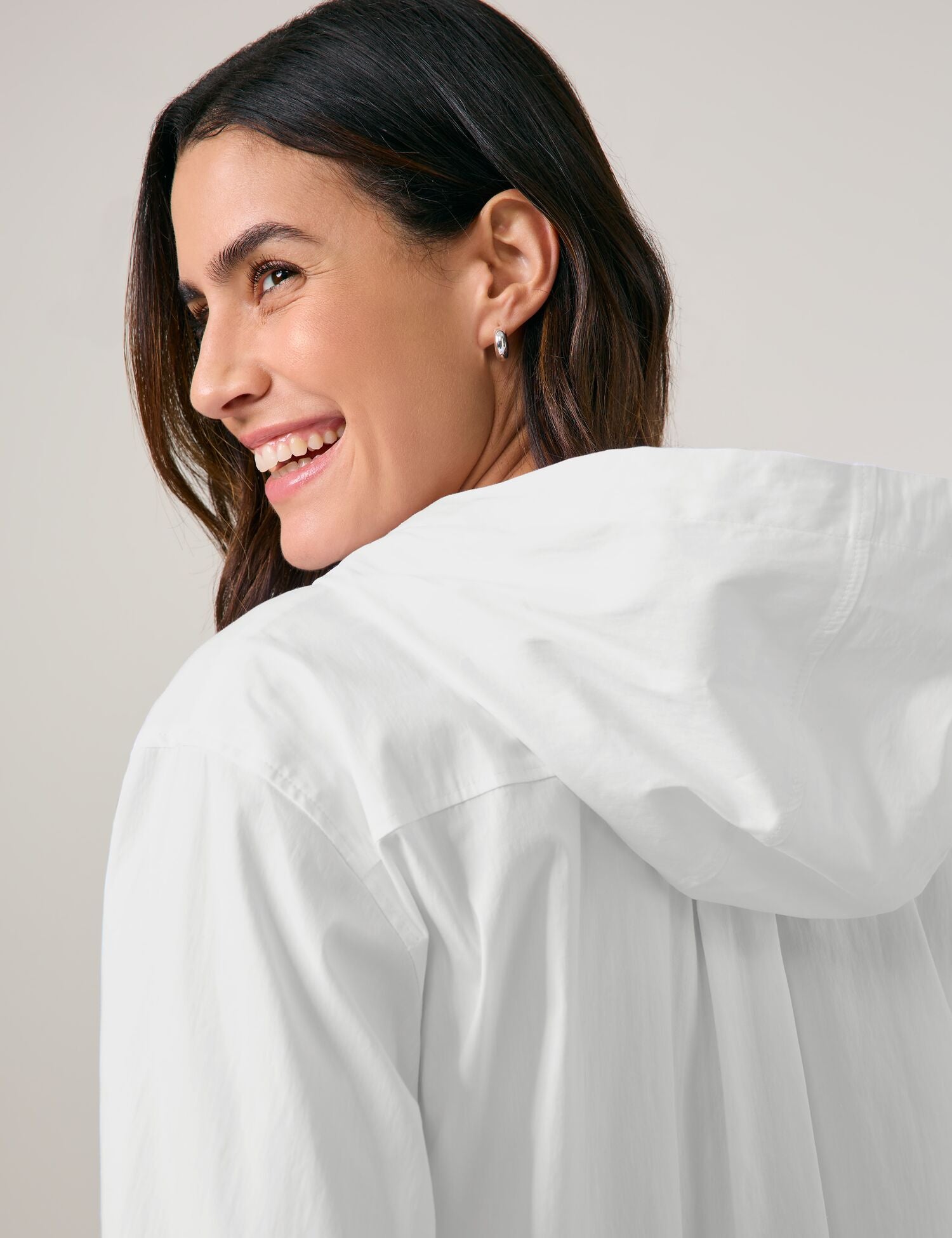 Gerry Weber Cotton Blouse With Hood