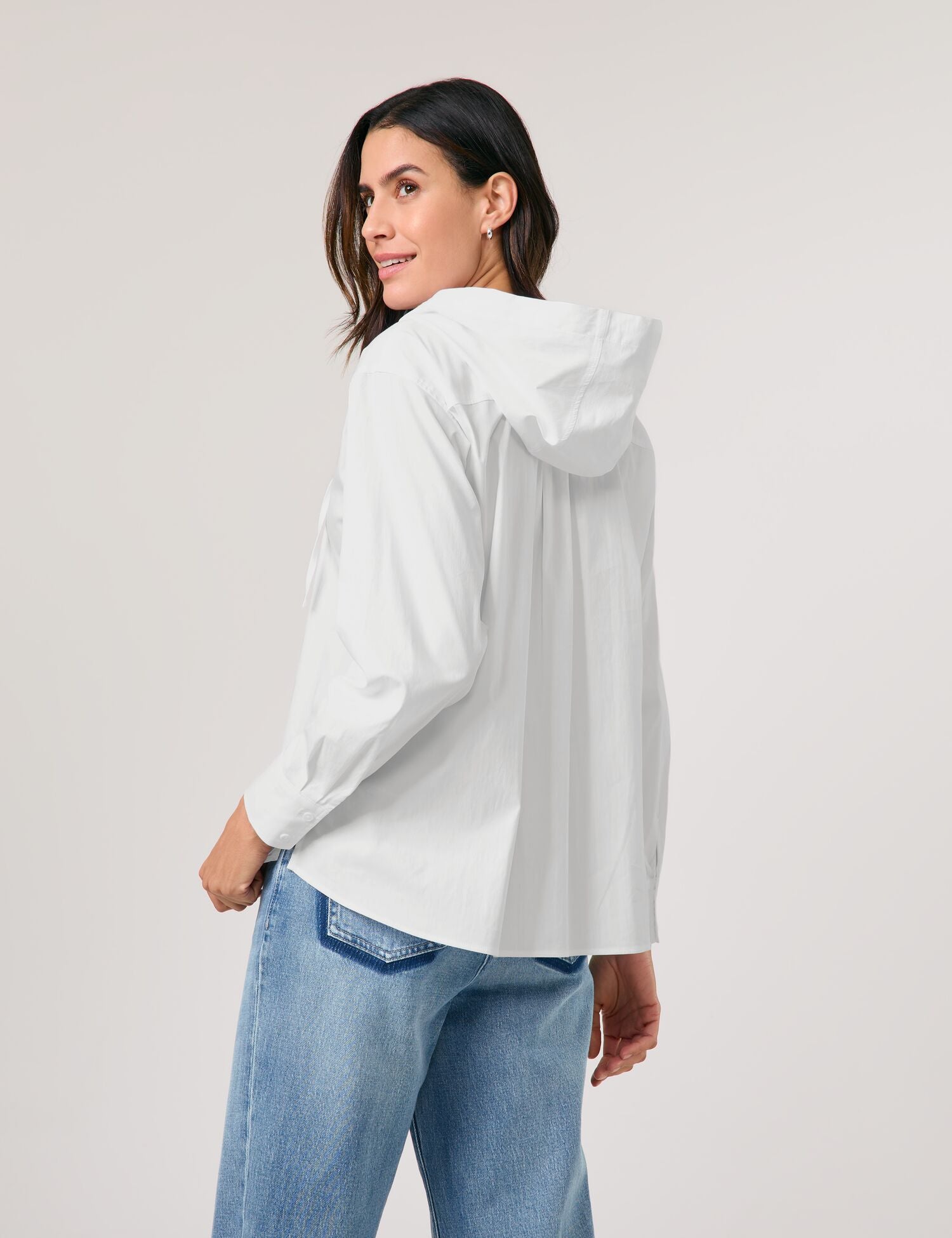 Gerry Weber Cotton Blouse With Hood