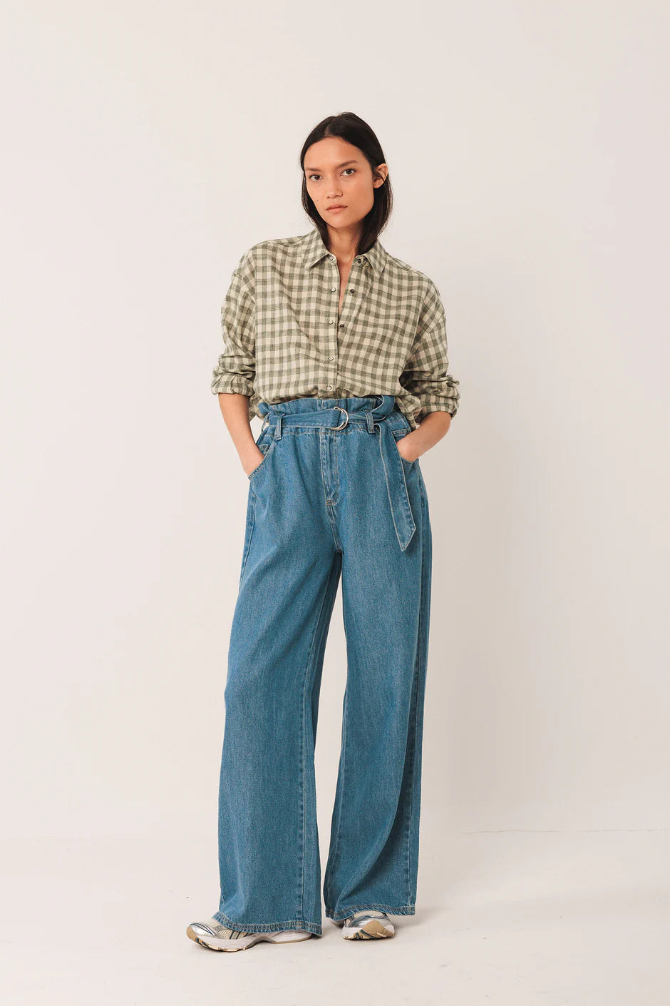 Indi & Cold Vichy Checkered Shirt