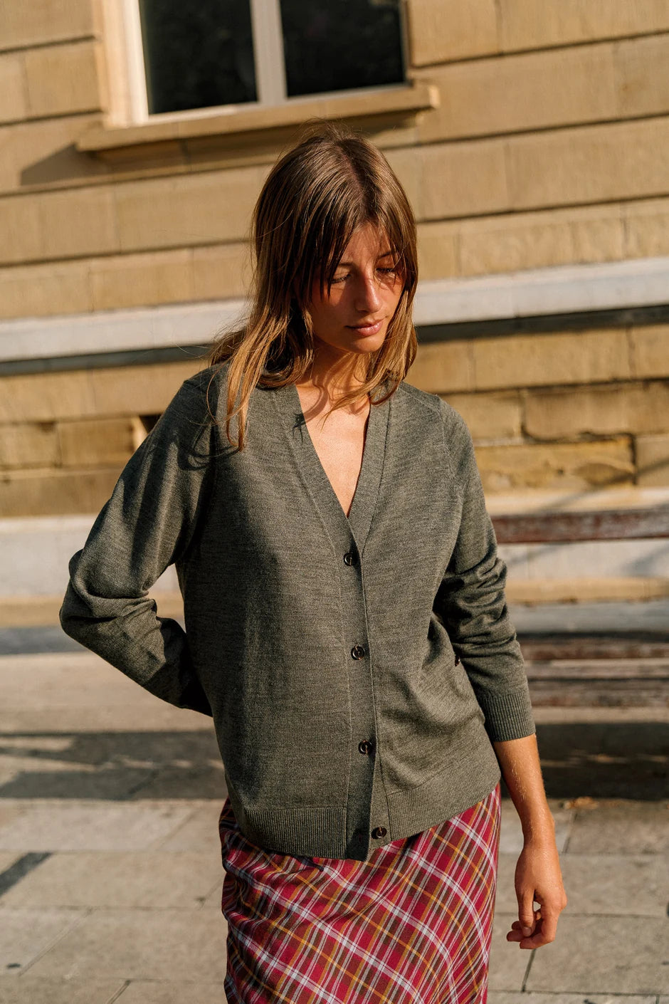 Indi & Cold Multiposition Merino Cardigan