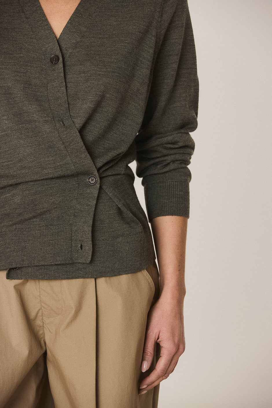 Indi & Cold Multiposition Merino Cardigan