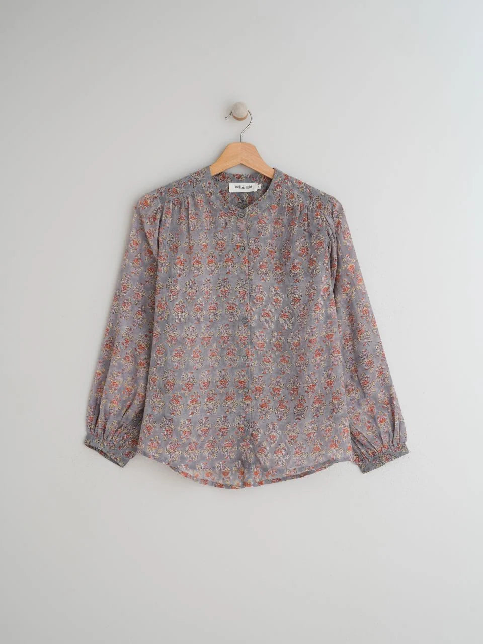 Indi & Cold Tessa Long Sleeve Cotton Voile Blouse
