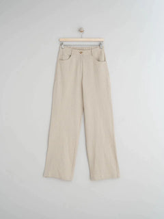 Indi & Cold Wide Leg Linen Blend Pant