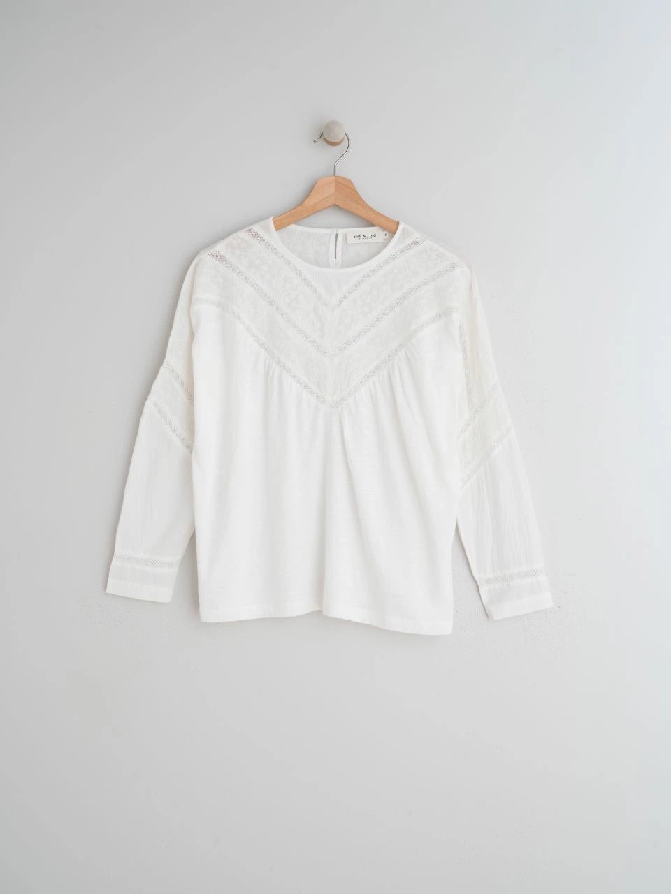 Indi & Cold Long Sleeve Cotton Blouse