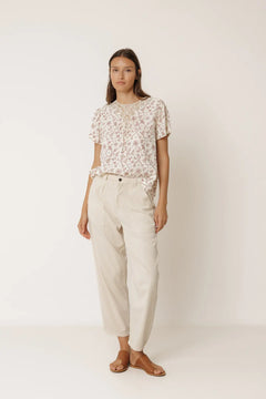 Indi & Cold Lace Yoke Blouse