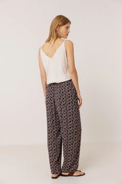Indi & Cold Flowy Block Print Pant